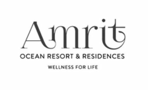 AMRIT OCEAN RESORT & RESIDENCES WELLNESS FOR LIFE Logo (USPTO, 10.07.2020)
