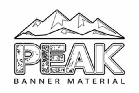 PEAK BANNER MATERIAL Logo (USPTO, 18.02.2009)
