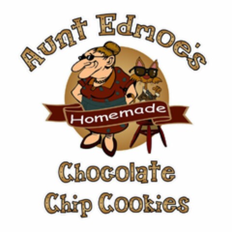 AUNT EDMOE'S HOMEMADE CHOCOLATE CHIP COOKIES Logo (USPTO, 09.03.2009)