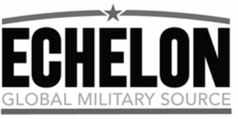 ECHELON GLOBAL MILITARY SOURCE Logo (USPTO, 29.05.2009)