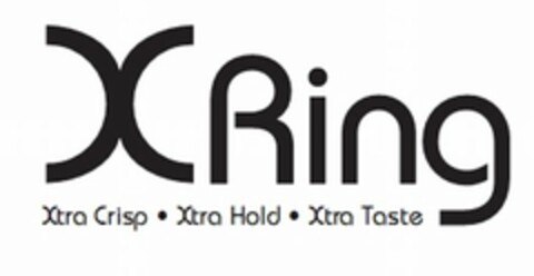 XRING XTRA CRISP · XTRA HOLD · XTRA TASTE Logo (USPTO, 08/26/2010)