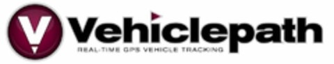 V VEHICLEPATH REAL-TIME GPS VEHICLE TRACKING Logo (USPTO, 21.09.2010)