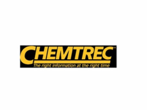 CHEMTREC THE RIGHT INFORMATION AT THE RIGHT TIME Logo (USPTO, 02.11.2010)