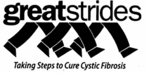 GREATSTRIDES TAKING STEPS TO CURE CYSTIC FIBROSIS Logo (USPTO, 05.01.2011)