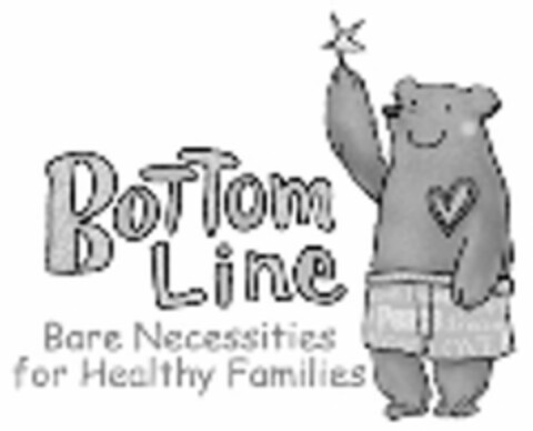 BOTTOM LINE BARE NECESSITIES FOR HEALTHY FAMILIES Logo (USPTO, 01/11/2011)