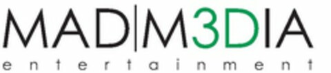 MAD M3DIA ENTERTAINMENT Logo (USPTO, 01.02.2011)