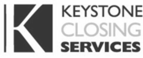 K KEYSTONE CLOSING SERVICES Logo (USPTO, 18.05.2011)