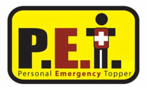 P.E.T. PERSONAL EMERGENCY TOPPER Logo (USPTO, 13.10.2011)