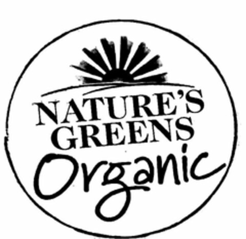 NATURE'S GREENS ORGANIC Logo (USPTO, 08.02.2012)