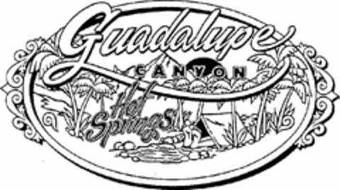 GUADALUPE CANYON HOT SPRINGS Logo (USPTO, 04/17/2012)