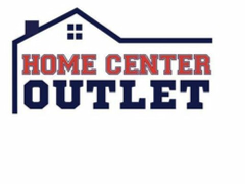 HOME CENTER OUTLET Logo (USPTO, 12/10/2012)