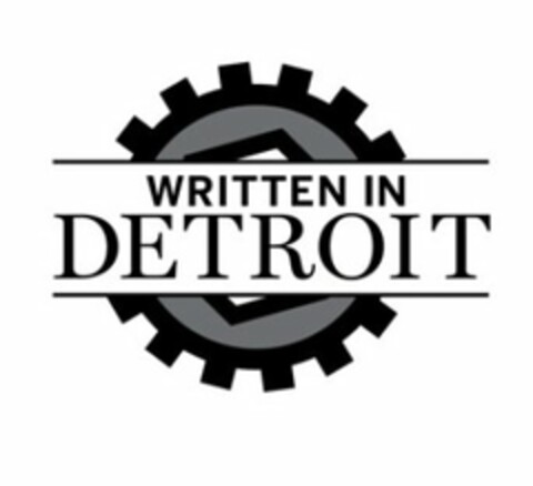 WRITTEN IN DETROIT Logo (USPTO, 24.06.2013)