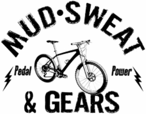 MUD SWEAT & GEARS PEDAL POWER Logo (USPTO, 09/05/2013)