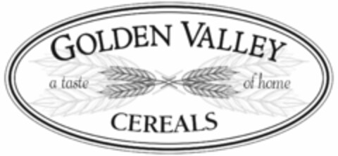 GOLDEN VALLEY CEREALS A TASTE OF HOME Logo (USPTO, 30.05.2014)