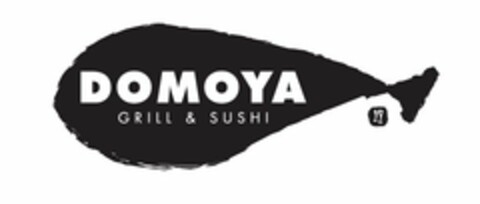 DOMOYA GRILL & SUSHI 19 Logo (USPTO, 09/15/2014)