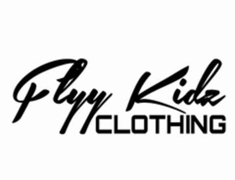 FLYY KIDZ CLOTHING Logo (USPTO, 01/27/2015)