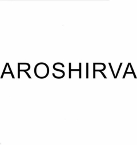 AROSHIRVA Logo (USPTO, 23.04.2015)