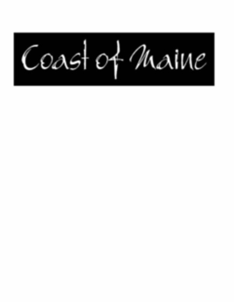 COAST OF MAINE Logo (USPTO, 13.10.2016)