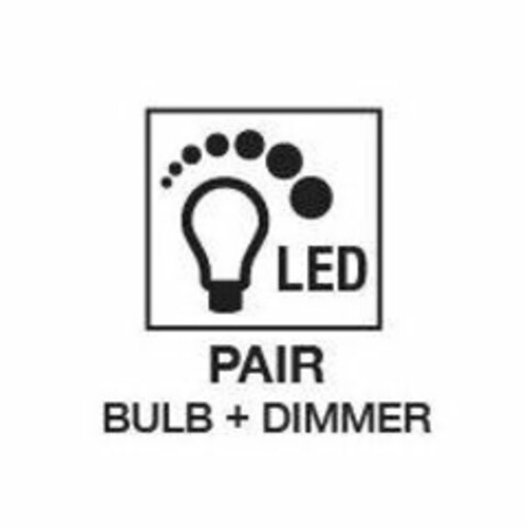 LED PAIR BULB + DIMMER Logo (USPTO, 11/02/2016)