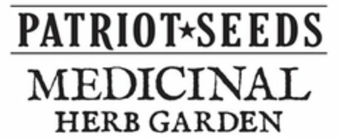 PATRIOT SEEDS MEDICINAL HERB GARDEN Logo (USPTO, 29.11.2016)