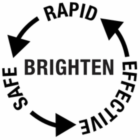 BRIGHTEN RAPID SAFE EFFECTIVE Logo (USPTO, 03/20/2017)