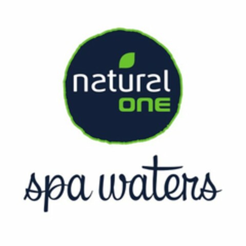 NATURAL ONE SPA WATERS Logo (USPTO, 12.07.2017)