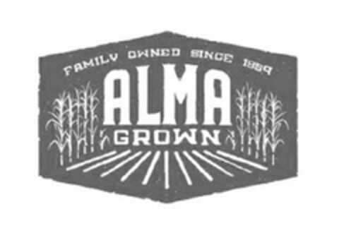 FAMILY OWNED SINCE 1859 ALMA GROWN Logo (USPTO, 14.12.2017)