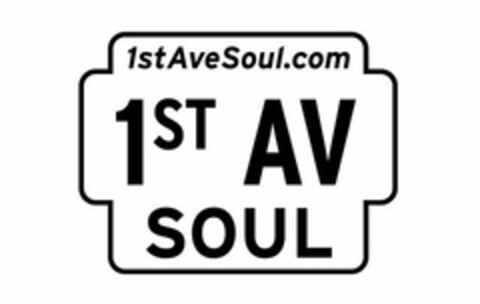 1STAVESOUL.COM 1ST AV SOUL Logo (USPTO, 09.04.2018)
