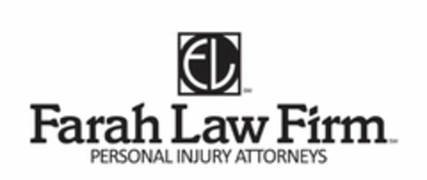 FL FARAH LAW FIRM PERSONAL INJURY ATTORNEYS Logo (USPTO, 07/24/2018)