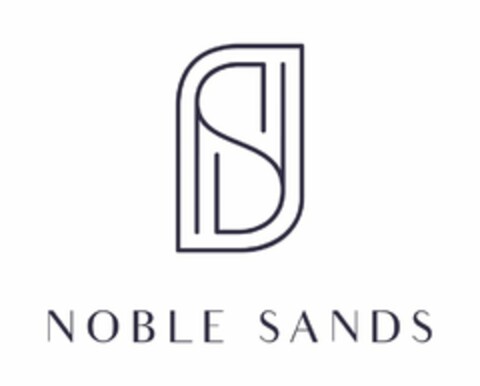 NS NOBLE SANDS Logo (USPTO, 31.08.2018)