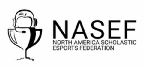 NASEF NORTH AMERICA SCHOLASTIC ESPORTS FEDERATION Logo (USPTO, 12.09.2018)