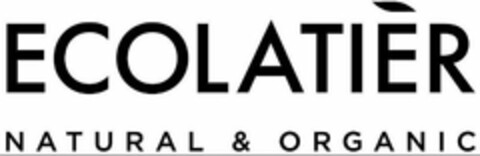 ECOLATIÈR NATURAL & ORGANIC Logo (USPTO, 02/07/2019)