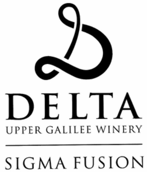 D DELTA UPPER GALILEE WINERY SIGMA FUSION Logo (USPTO, 29.07.2019)