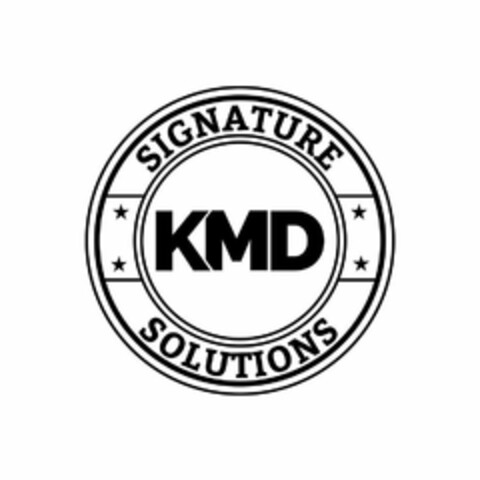 KMD SIGNATURE SOLUTIONS Logo (USPTO, 19.11.2019)