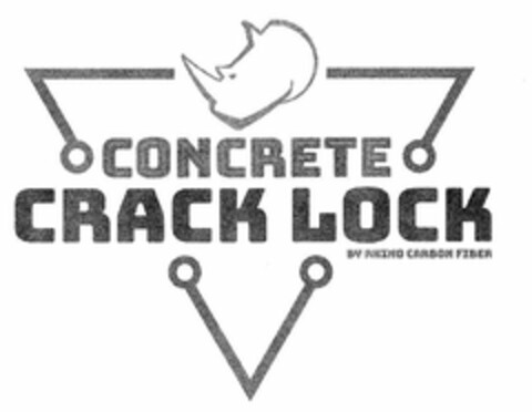 CONCRETE CRACK LOCK BY RHINO CARBON FIBER Logo (USPTO, 12.12.2019)