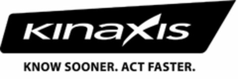 KINAXIS KNOW SOONER. ACT FASTER. Logo (USPTO, 02/04/2020)