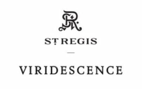 STR ST. REGIS VIRIDESCENCE Logo (USPTO, 02.04.2020)