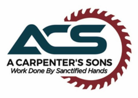 ACS A CARPENTERSON'S SONS WORK DONE BY SANCTIFIED HANDS Logo (USPTO, 24.04.2020)