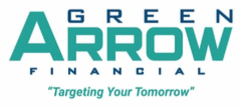 GREEN ARROW FINANCIAL "TARGETING YOUR TOMORROW" Logo (USPTO, 12.06.2020)