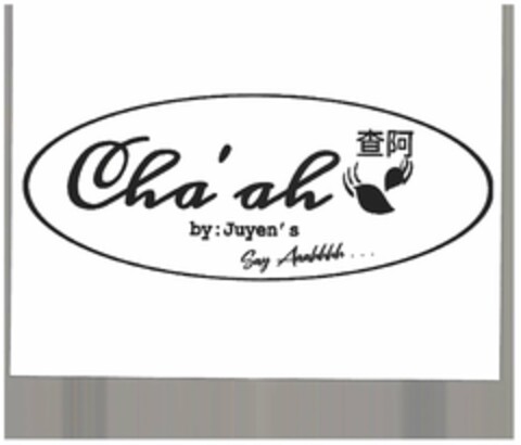 CHA'AH BY : JUYEN'S SAY AAAHHHH Logo (USPTO, 19.06.2020)