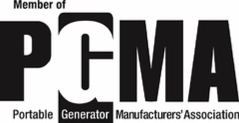 MEMBER OF PGMA PORTABLE GENERATOR MANUFACTURERS' ASSOCIATION Logo (USPTO, 08/19/2020)