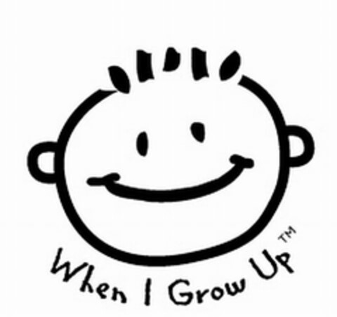 WHEN I GROW UP Logo (USPTO, 20.01.2009)