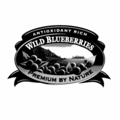 ANTIOXIDANT RICH WILD BLUEBERRIES PREMIUM BY NATURE Logo (USPTO, 27.05.2009)