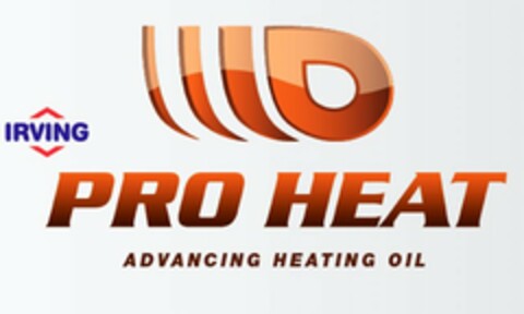 IRVING PRO HEAT ADVANCING HEATING OIL Logo (USPTO, 20.10.2009)