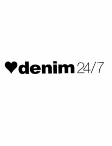 DENIM 24/7 Logo (USPTO, 14.12.2009)