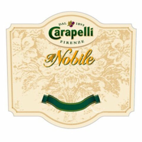 DAL 1893 CARAPELLI FIRENZE IL NOBILE Logo (USPTO, 16.12.2009)