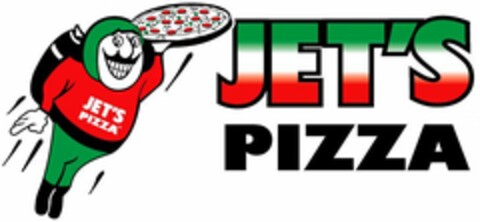 JET'S PIZZA JET'S PIZZA Logo (USPTO, 28.05.2010)