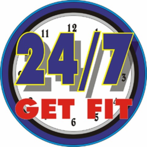 24/7 GET FIT Logo (USPTO, 27.07.2010)