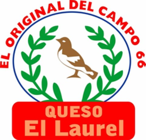 QUESO EL LAUREL EL ORIGINAL DEL CAMPO 66 Logo (USPTO, 08/12/2010)