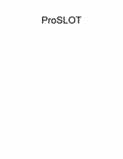 PROSLOT Logo (USPTO, 12/23/2010)